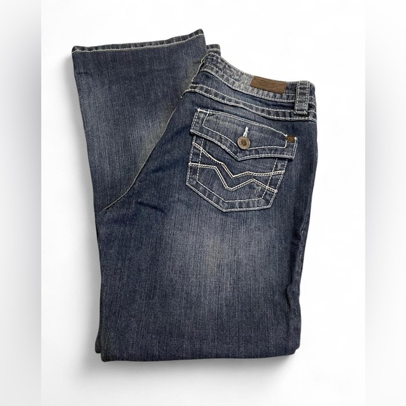 Harley-Davidson Blue Denim with Logo Patch - Picture 2 of 4